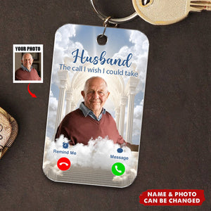 The Call I Wish I Could Take Personalized Memorial Photo Acrylic Keychain