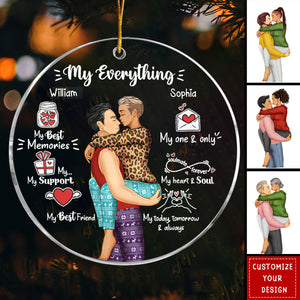 My Everything Is You - Customized Personalized Couple Ornament