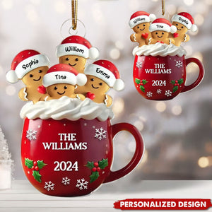 Hot Cocoa Cookie Family-Personalized Christmas Gifts For Family