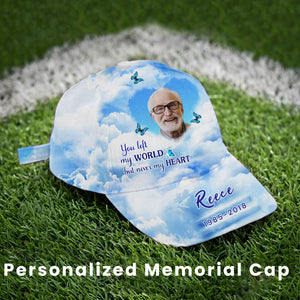 Upload Photo Never Walk Alone Personalized Classic Cap