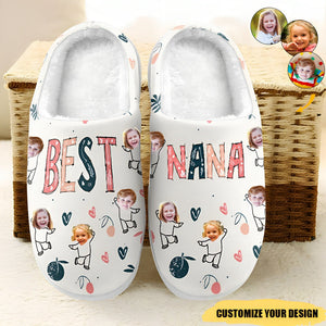 Best Grandma Nana Mom - Personalized Slippers