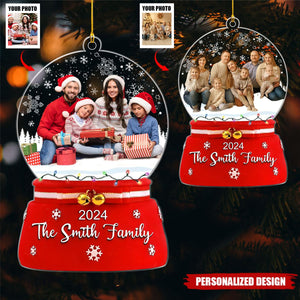 Family, Siblings, Friends Christmas Personalized Ornament With Photo