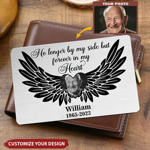 Forever In My Heart Personalized Memorial Wallet Card