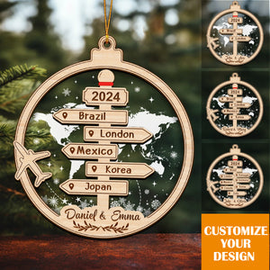 Our Sweet Memories-Personalized Ornament, Gift For Travel Lovers