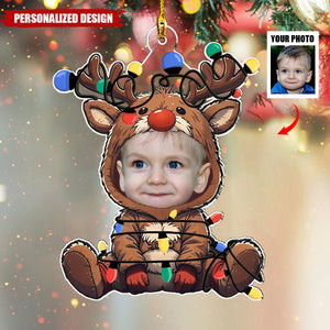 Merry Christmas-Personalized Ornament-Upload Photo