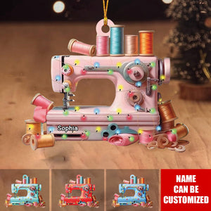 Sewing Machine Christmas Ornament-Gift For Sewing Lover