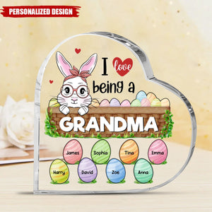 I Love Being A Grandma-Personalized Acrylic Plaque-Gift For Grandma