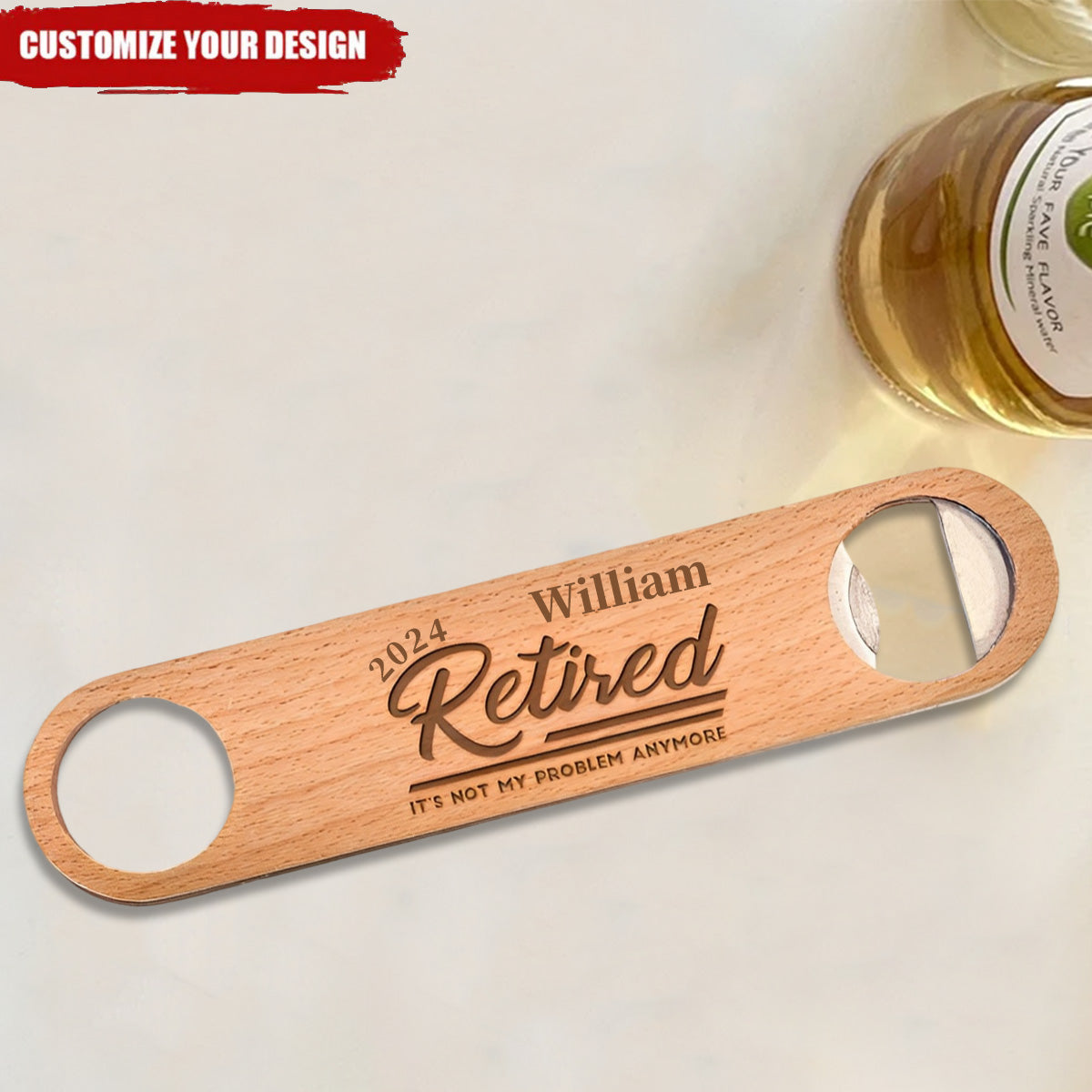 Retirement Gift - Personalized Engraved Bottle Opener