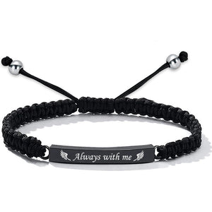 Personalized Always With Me Memorial Urn Bracelet - Gift For Christmas