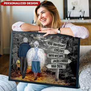 You Brought Colors Into My Life - Personalized Couple Poster