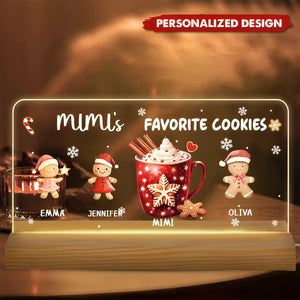 Grandma’s Favorite Cookies-Personalized LED Night Light