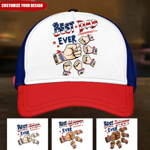 Best Dad Ever  Gift For Father, Grandpa, Grandfather - Personalized Classic Cap