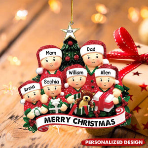 Personalized Family Christmas Tree Ornament