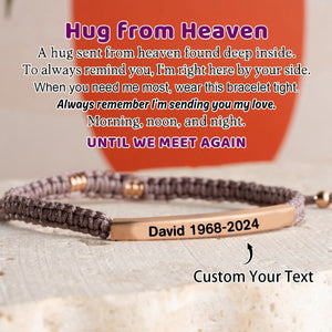 Personalized Custom Text Unisex Bracelet