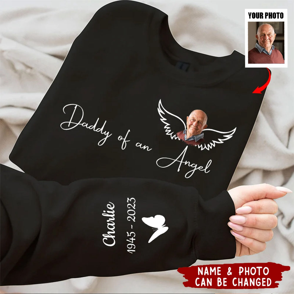 Memorial Photo Upload-An Angel Personalized Sweatshirt