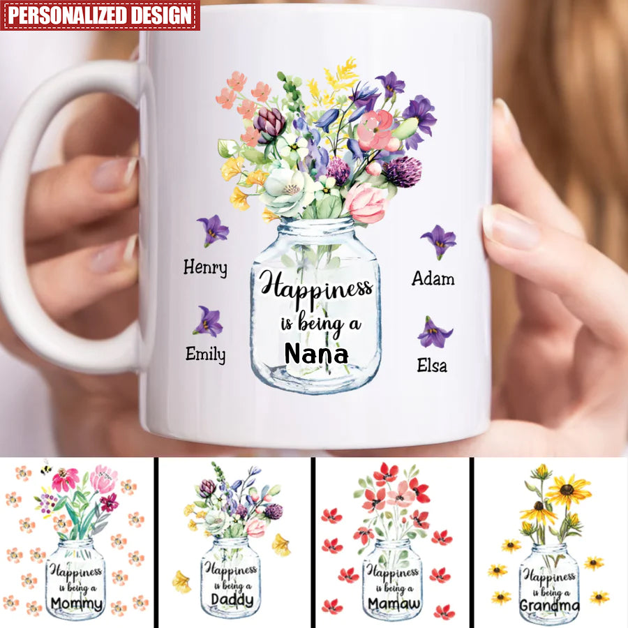 Personalized Grandma Cup Nana Coffee Mug Mamaw Cup 