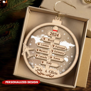 Our Sweet Memories-Personalized Ornament, Gift For Travel Lovers