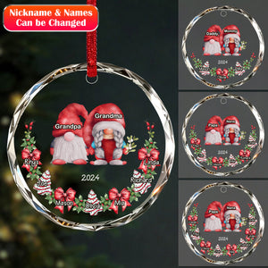 Christmas Grandpa & Grandma Mom & Dad With Kids Personalized Ornament