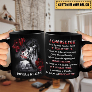 I Would Choose You Over A Hundred Lives - Couple Personalized Custom Mug