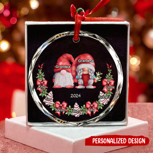 Christmas Grandpa & Grandma Mom & Dad With Kids Personalized Ornament