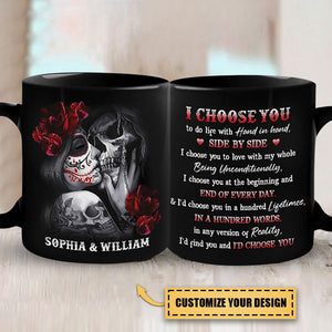 I Would Choose You Over A Hundred Lives - Couple Personalized Custom Mug