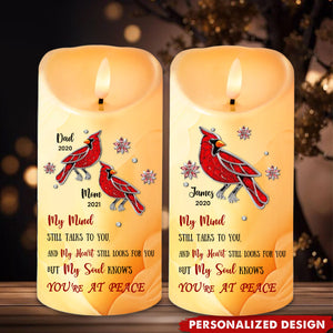 You Are At Peace - Memorial Personalized LED Candle