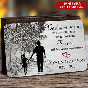 Remain With Me Forever - Personalized Memorial Wallet Card