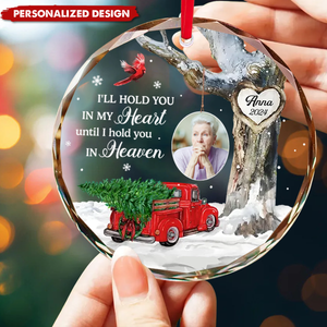 In Loving Memory-Personalized Memorial Glass Ornament