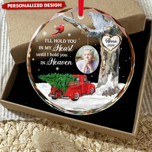 In Loving Memory-Personalized Memorial Glass Ornament