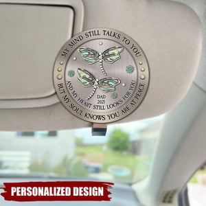 Dragonfly My Mind My Heart My Soul - Personalized Custom Car Visor Clip