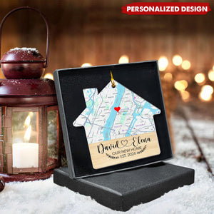 Personalized Our New Home Christmas Ornament - Gift For Couple