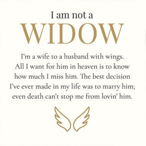 I'm a Wife to a Husband Circle Memorial Wings Ring