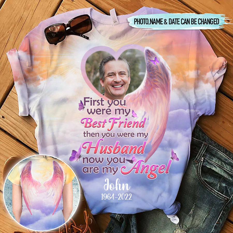 Now You Are My Angel Personalized Memorial Shirt