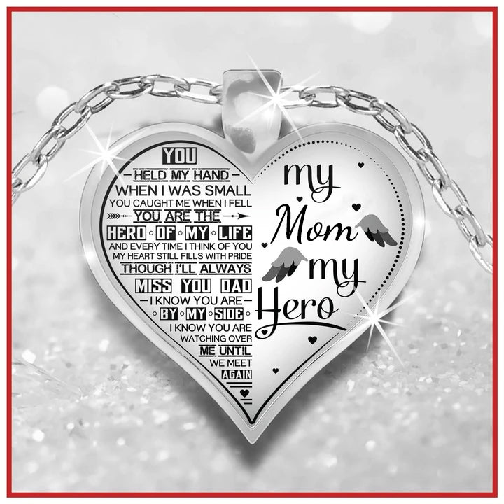 My Mom My Hero Necklace
