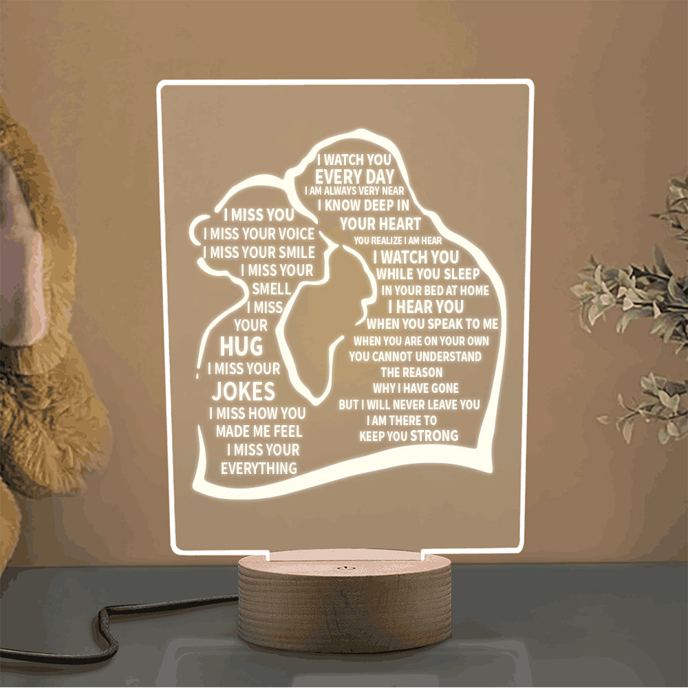 I Miss Your Everything Led Light- MEMORIAL GIFT