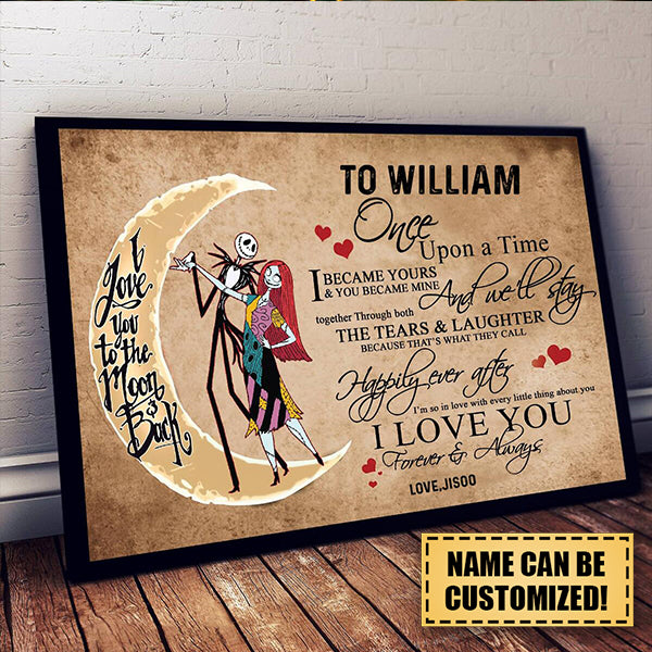 I Love You Forever And Always Personalized Poster-Best Gift For Couple