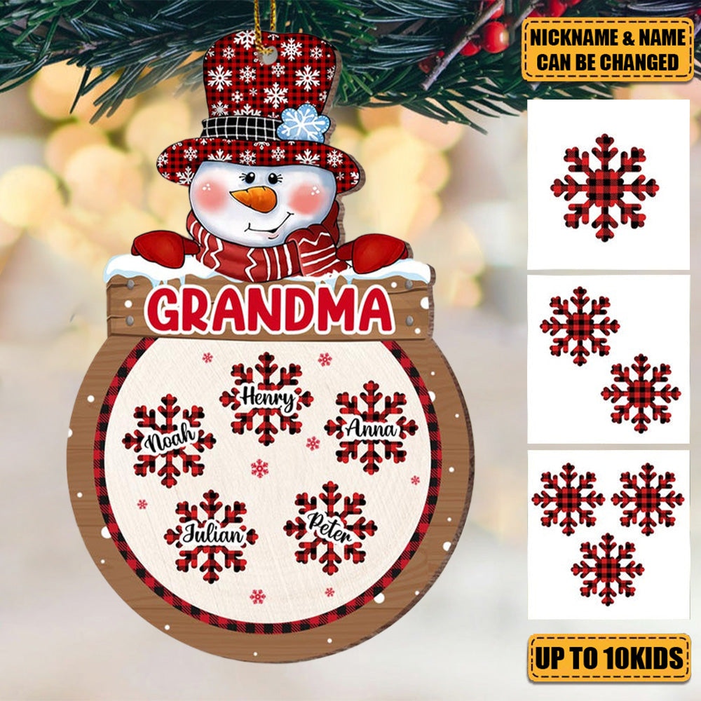 Personalized 'Little Santas' Grandma Ornament: Festive Gift for Grandma -  Famvibe