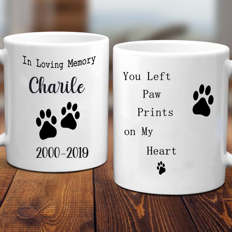 Personalized Pet Name Memorial Mug Pet Loss Gift for Dog Lover