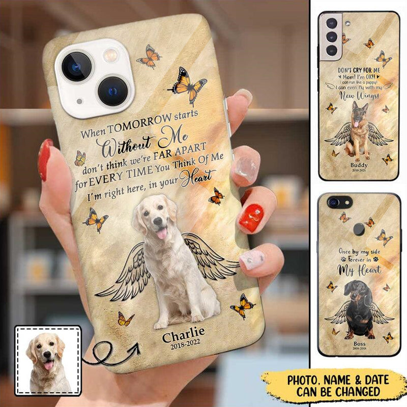 Dog Memorial Custom Photo Phone case