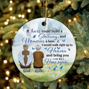 I Hide My Tears When I Say Your Name-Personalized Memorial Gift Idea For Couple