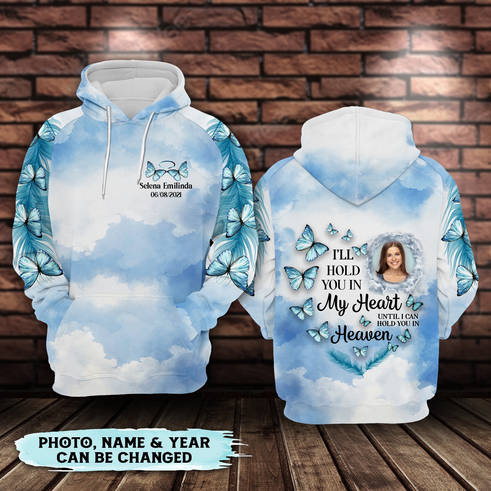 Until I Can Hold You In Heaven Personalized Hoodie