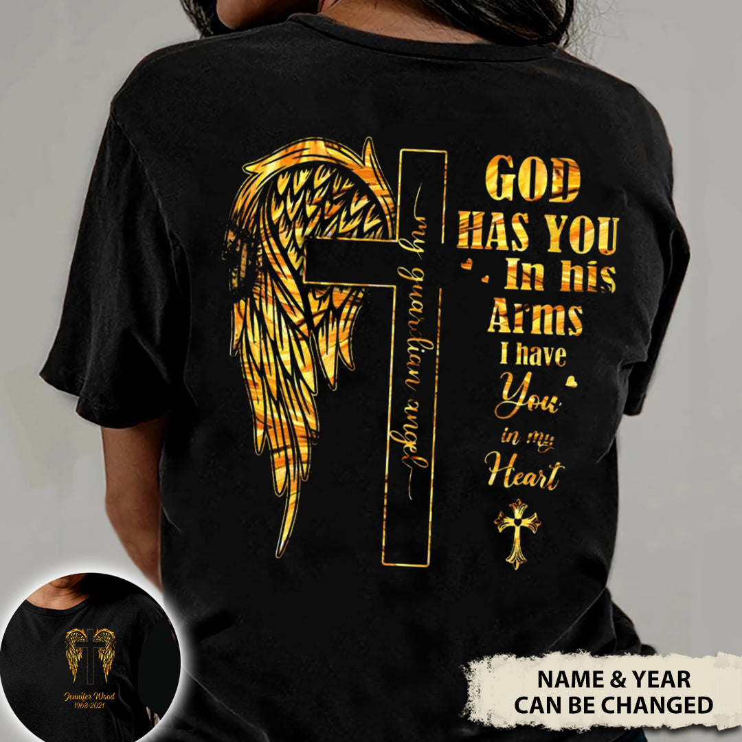 God Had You In His Arms Personalized Shirt