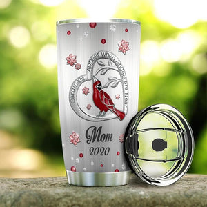 Personalized Cardinal Memory Stainless Steel Tumbler