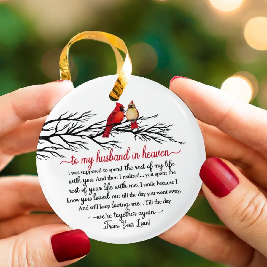 Christmas ornament for sales husband